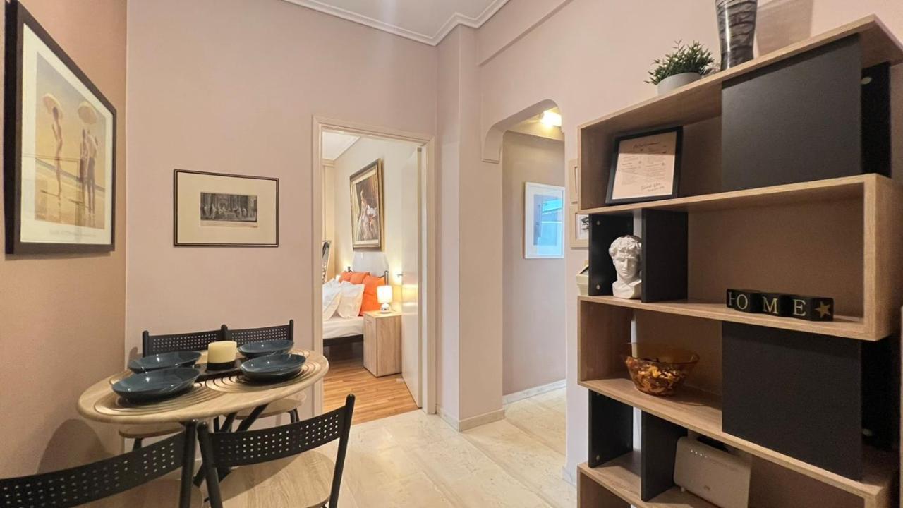 Koukaki Cozy Studio Retreat 1' From Metro Athens Luaran gambar